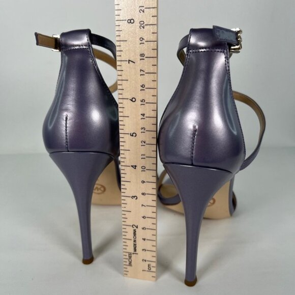 NWB MICHAEL KORS ANTONIA SANDAL PEARLIZED Orched Heel Sandal 40SOATHA1W Sz‎ 9M - Picture 10 of 15